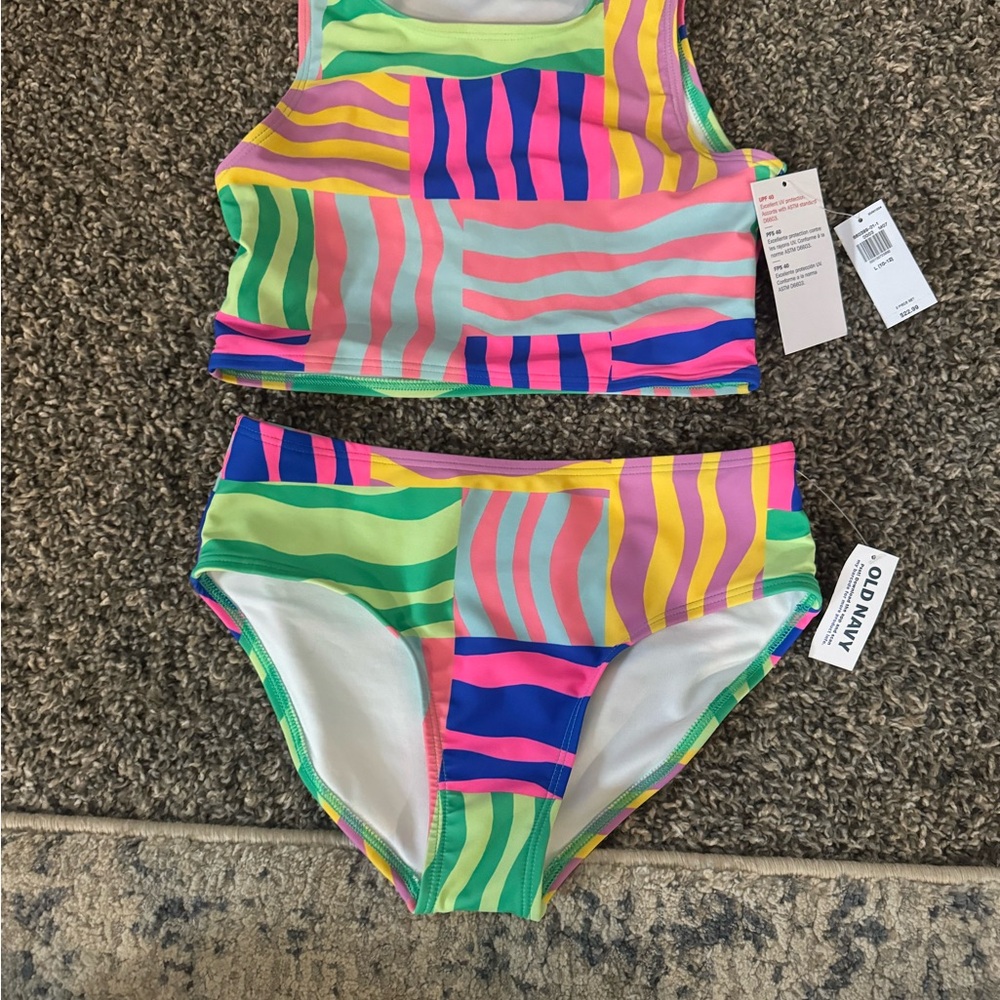 Old Navy Girl’s  Multicolor  Bikini Size 11/12 L